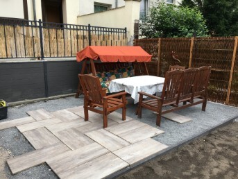 Natursteinplatten verlegen - Tresor F & E GmbH Dessau